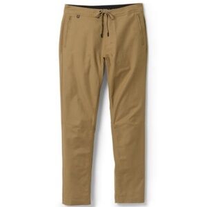 Roark Tan/Cream Gorpcore Breathable Fabric Drawstring Layover Traveler Pants